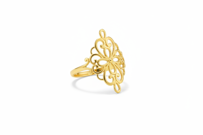טבעת כרמן - זהב 14K